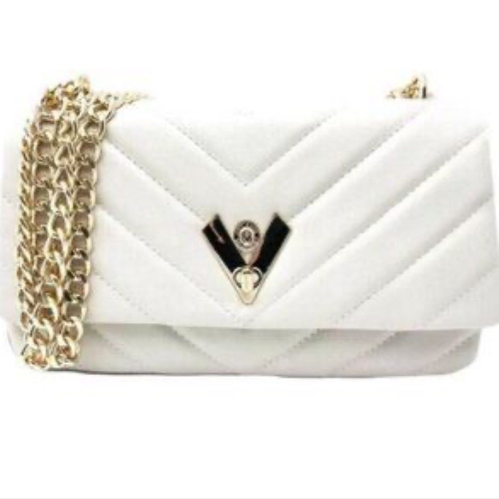 VALENTINO ORLANDI | White‎ Quilted Crossbody (V-2001)